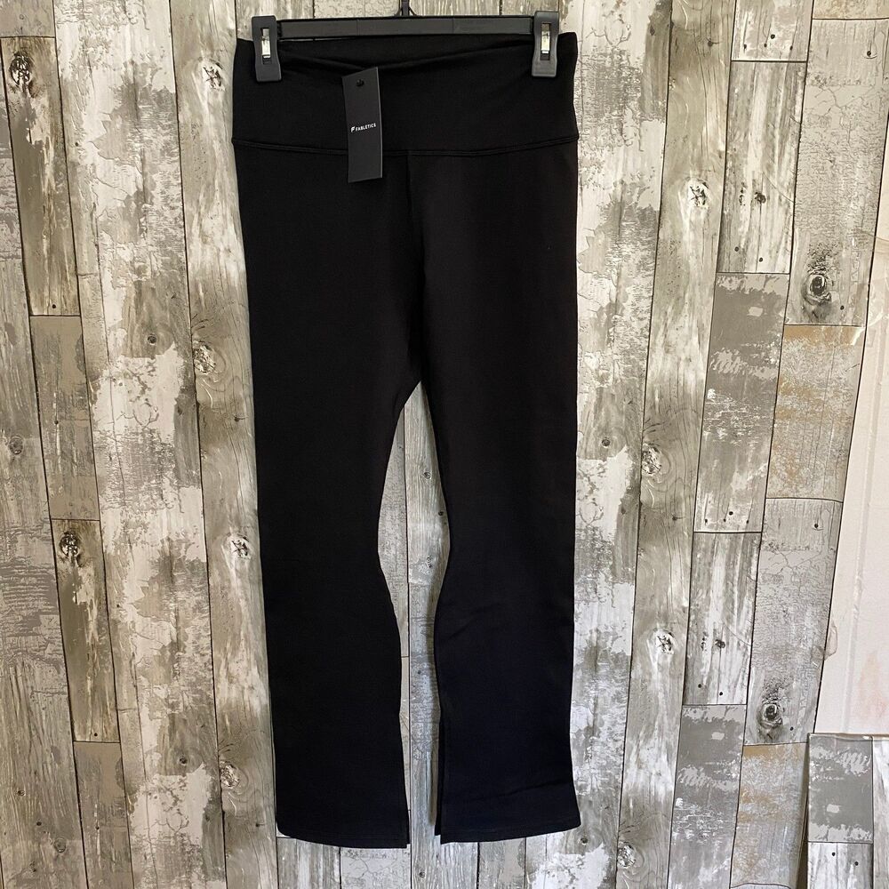 NWT Fabletics powerhold define split hem flare leggings M